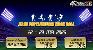 Hasil Pertandingan Sepak Bola 22 - 23 Mei 2025